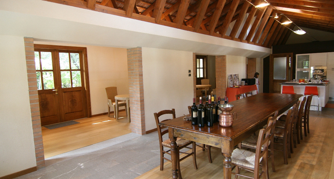 La sala degustazione
